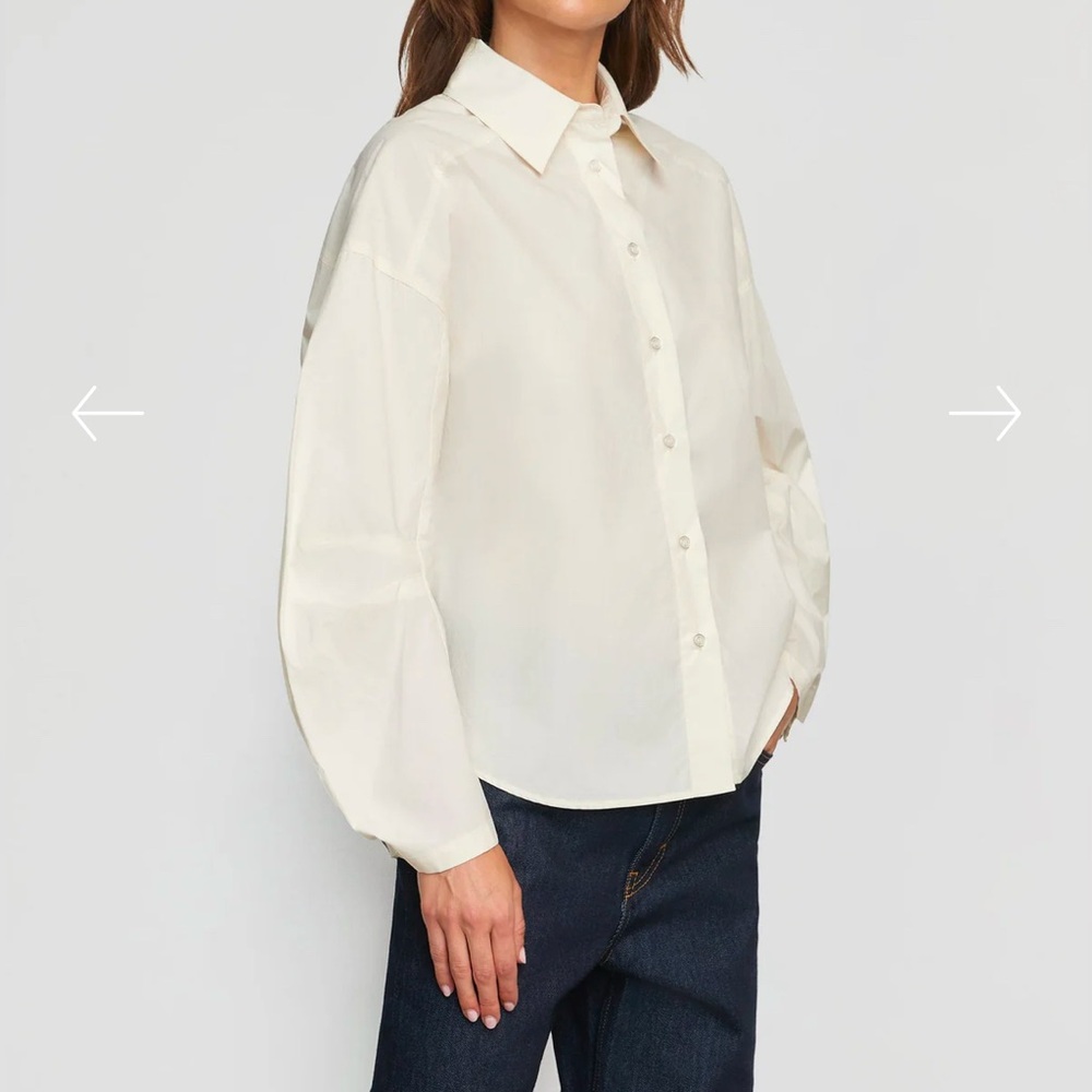 NWT Modern Citizen Structured-Sleeve Shirt S